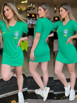 vestido brasil verde
