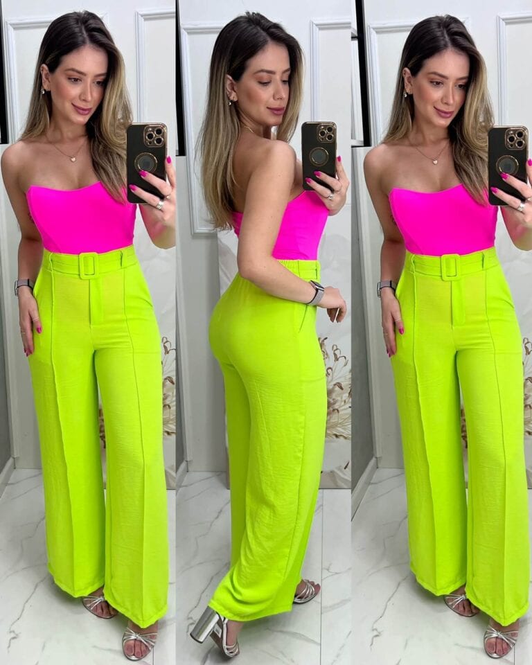 calça duna fivela jaque preta