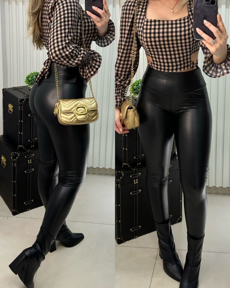 calça couro flanelada marília calça couro flanelada marília