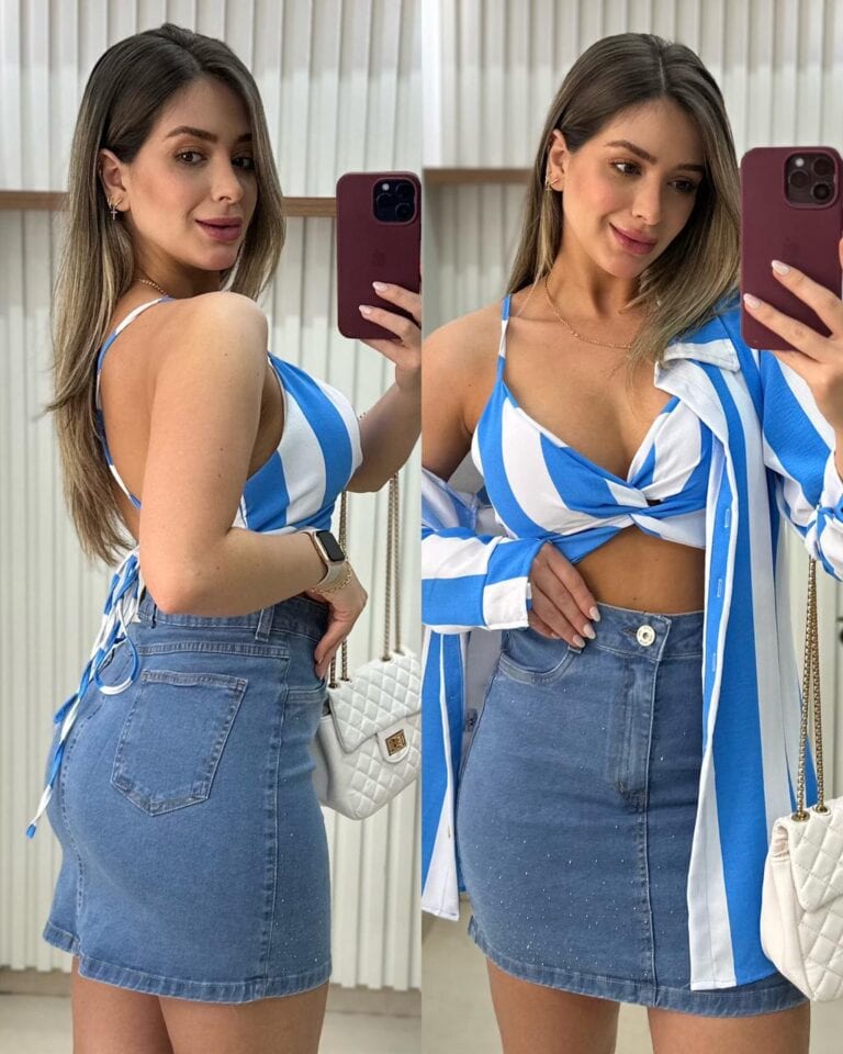 body canelado stefany azul