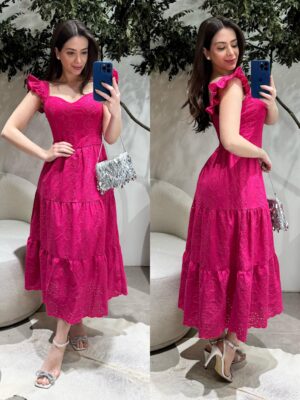 vestido longo laise norgana rosa (cópia)