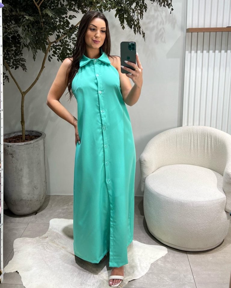 vestido luiza branco e verde (cópia)