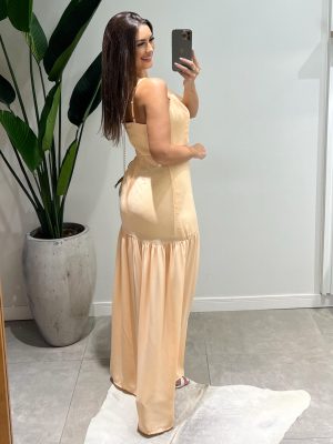 vestido longo viscolinho denise vermelho (cópia)