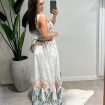 vestido luana azul flor