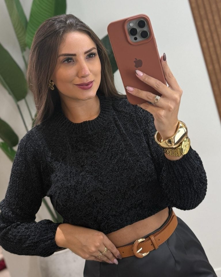 blusa lã alice verde