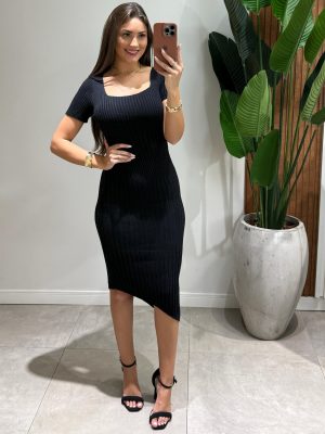 vestido modal clara preto