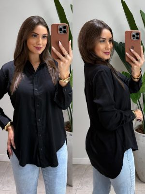 camisa social keli preta (cópia)