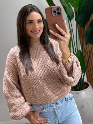 blusa mousse comprida liz rose