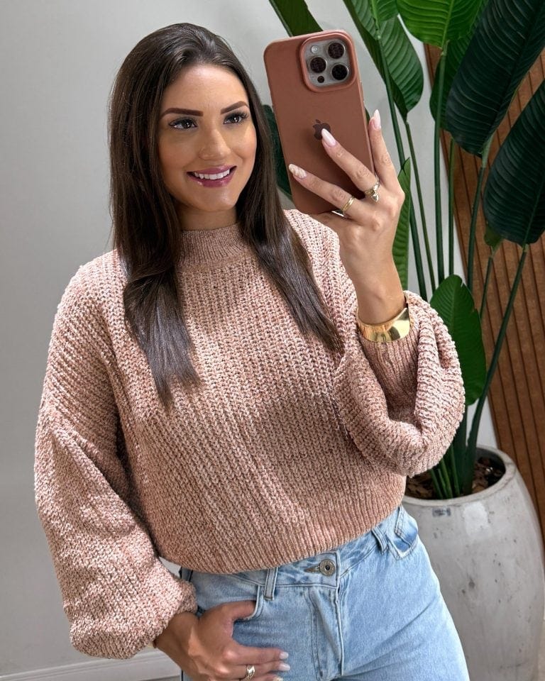 blusa mousse comprida liz rose