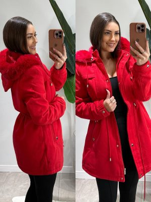 casaco lã batida ana vermelho (cópia)