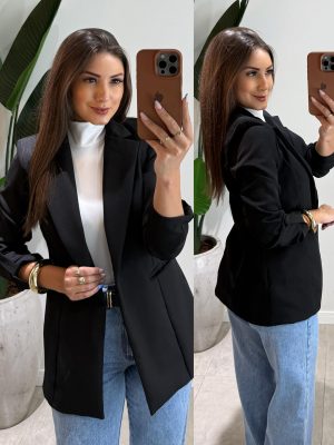 casaco lã batida bella azul bebê