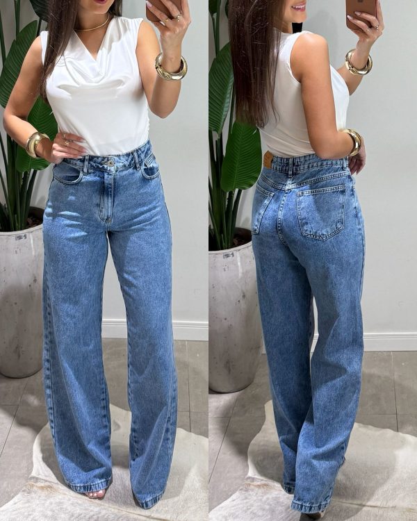 calça jeans nexo wid leg alicia