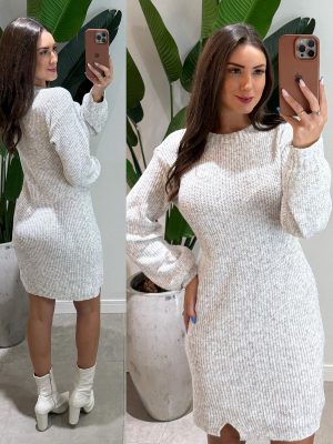 vestido mousse liz mescla