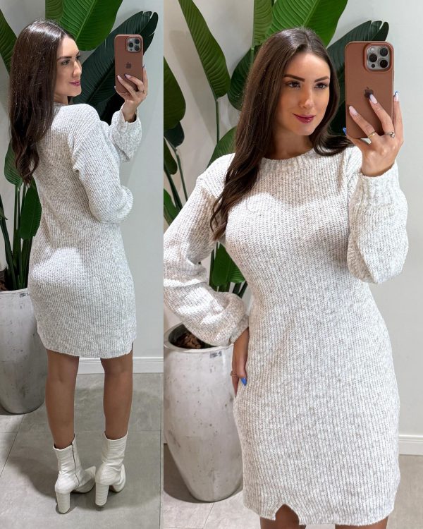 vestido mousse liz mescla