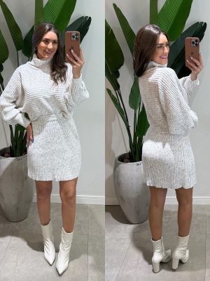 vestido mousse liz mescla