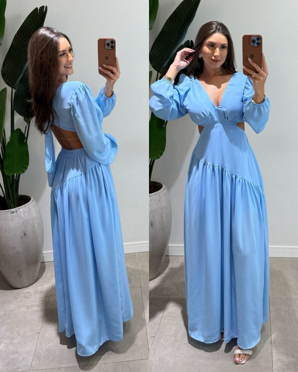 vestido festa abigail salmão vestido festa abigail salmão