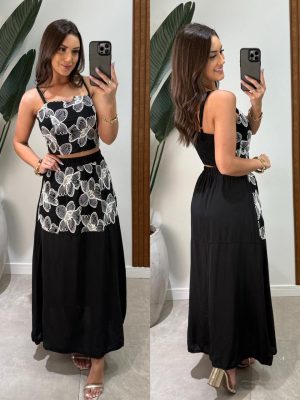 body tule hérica preto