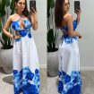 vestido flor azul ju