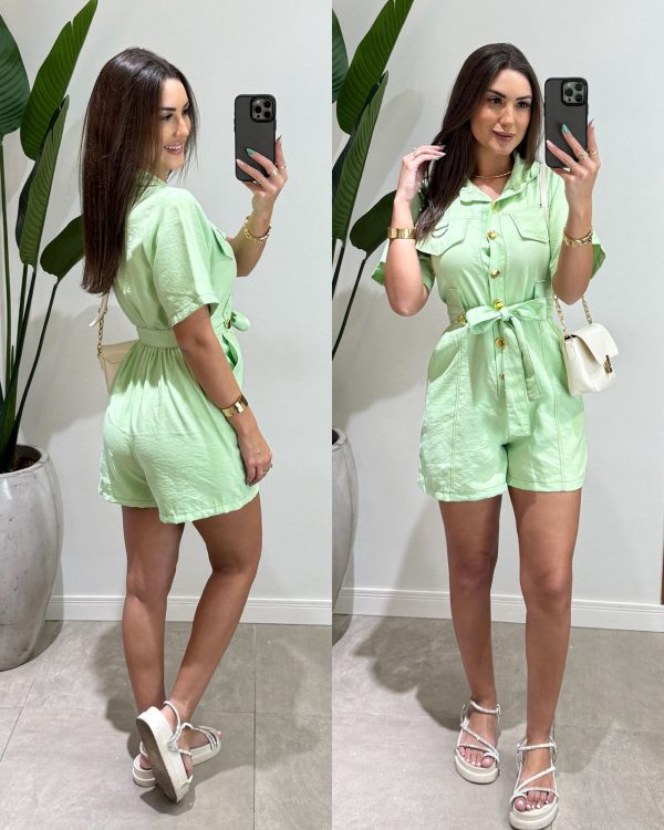 macaquinho botão alice rosa