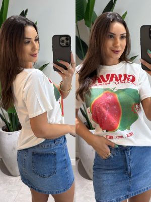 t shirt mirela goiaba
