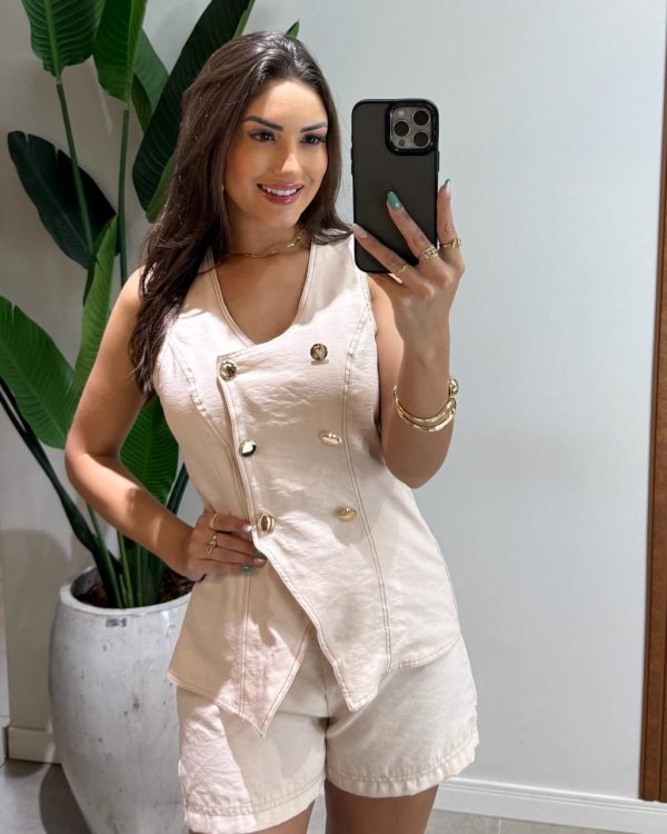 macaquinho emília creme macaquinho emília creme