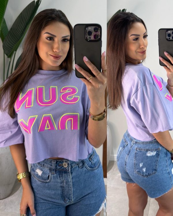 blusa brilho maria off