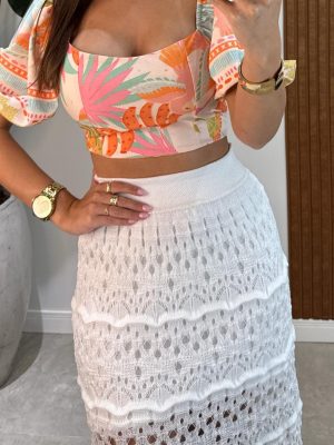 conjunto flor daliana azul