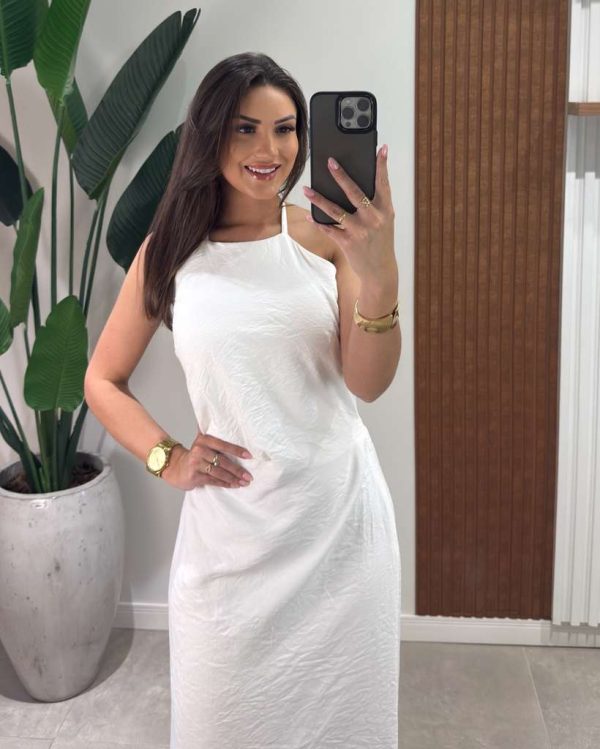 vestido drapeado midi eleonora branco (cópia) vestido drapeado midi eleonora branco (cópia)