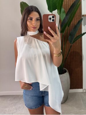 vestido longo flor ana azul