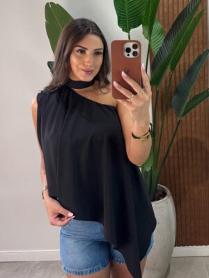 vestido longo flor ana azul