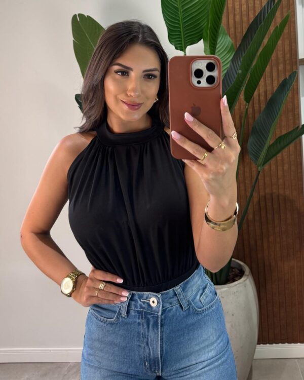 vestido longo flor ana azul