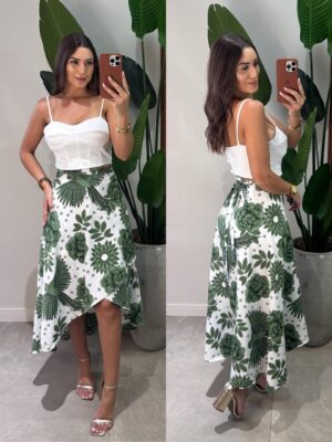 vestido longo flor ana azul