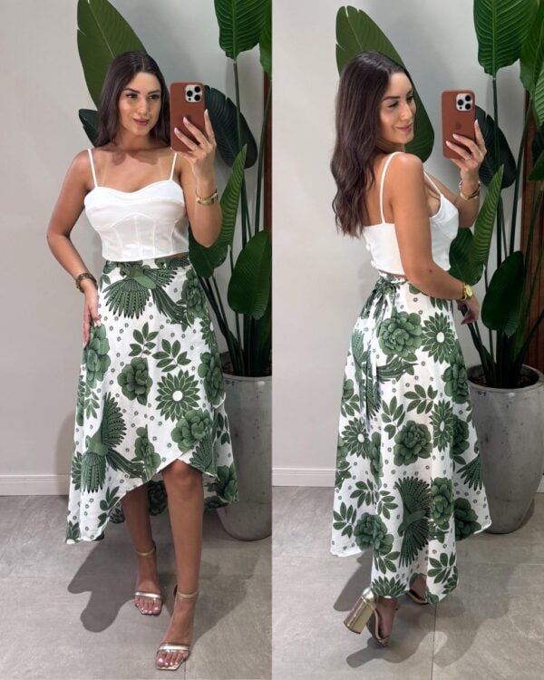 vestido longo flor ana azul