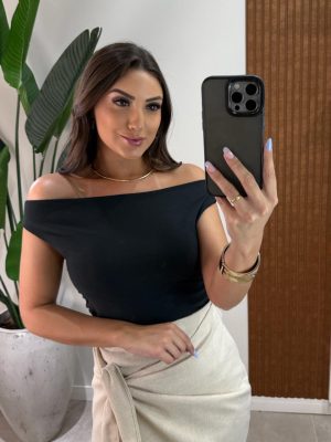 vestido longo juliana azul claro black