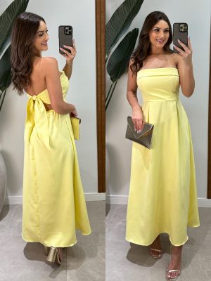 vestido midi tule eudora rosa black