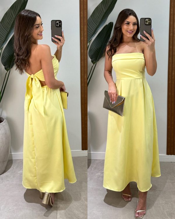 vestido midi tule eudora rosa black