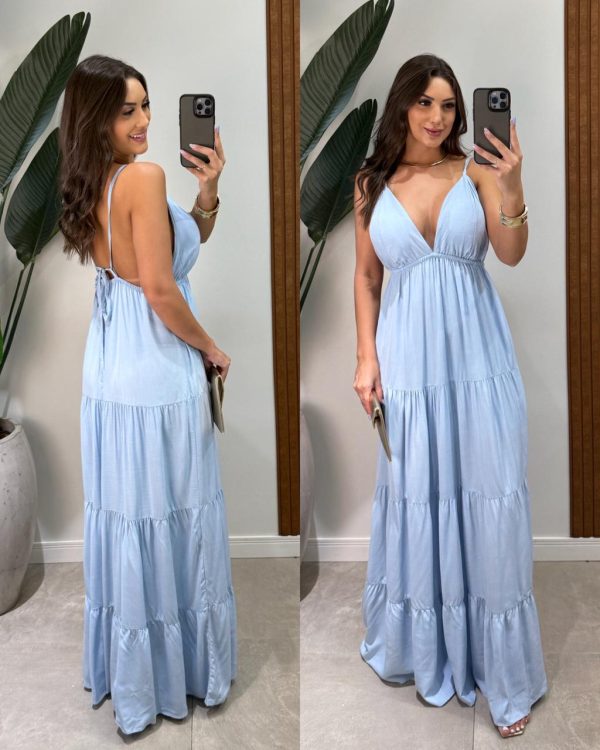 vestido midi tule eudora rosa black