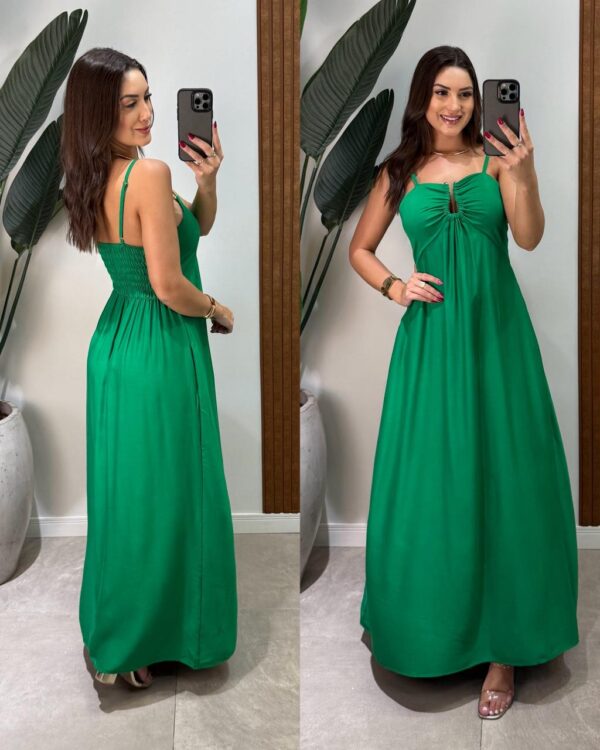 blusa nula manga dora verde