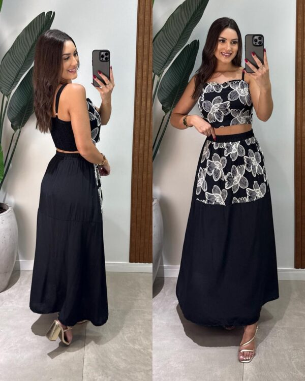 blusa nula manga dora verde