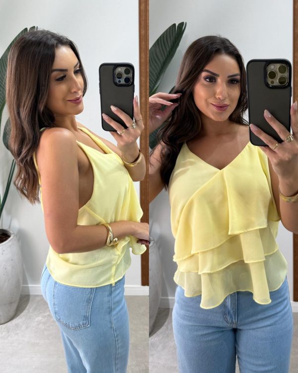 vestido longo frente Única danielle preto