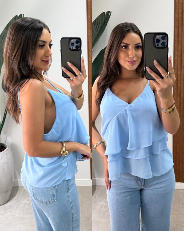 vestido longo frente Única danielle preto