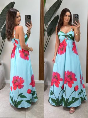 vestido longo tomara que caia maria preto