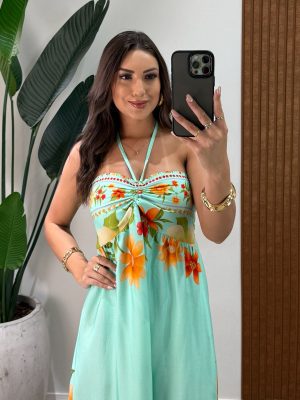 vestido valquiria verde