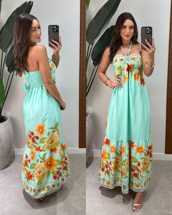 vestido valquiria verde