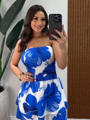 macaquinho cora azul marinho