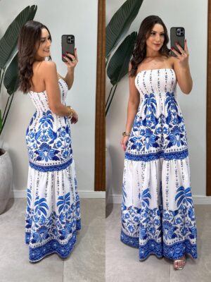 vestido longo nula manga regina amarelo (cópia)