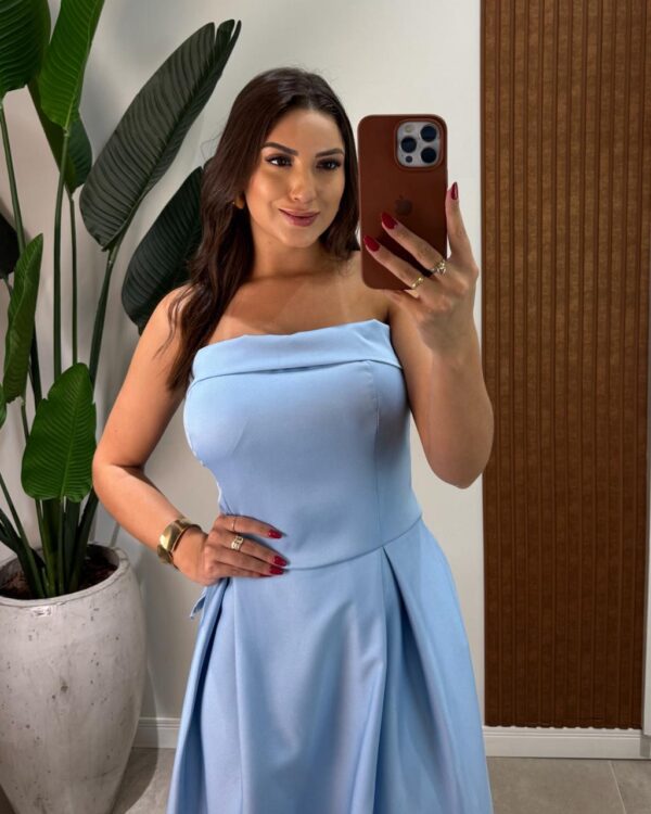 vestido tomara que caia hellen azul vestido tomara que caia hellen azul