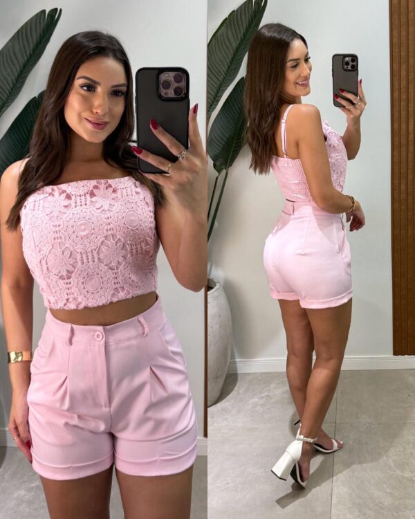 vestido canelado lucia vermelho