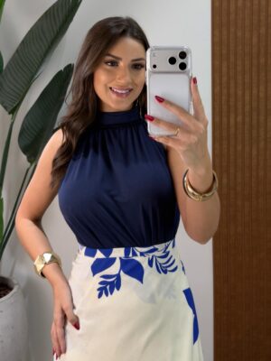 body de gola giovana azul