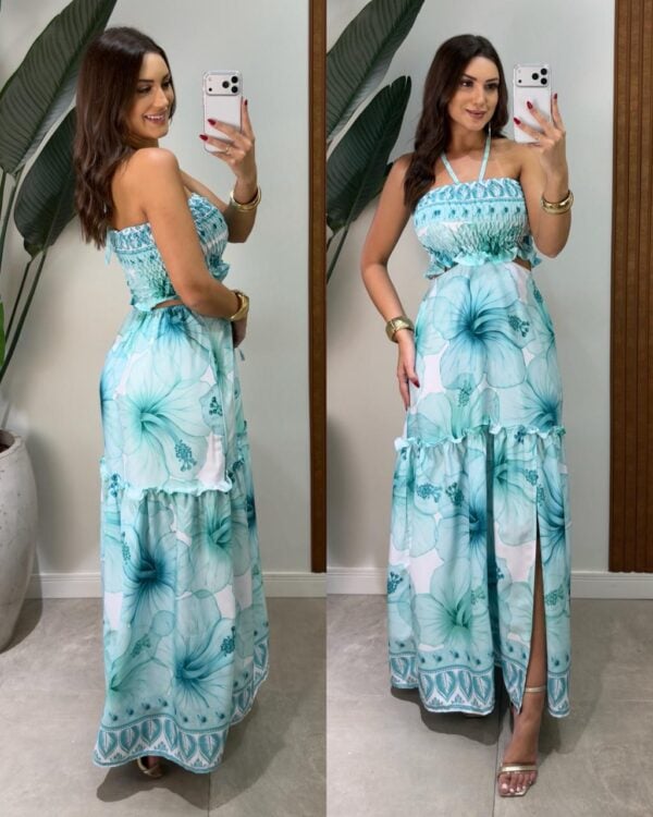 vestido látex ana julia